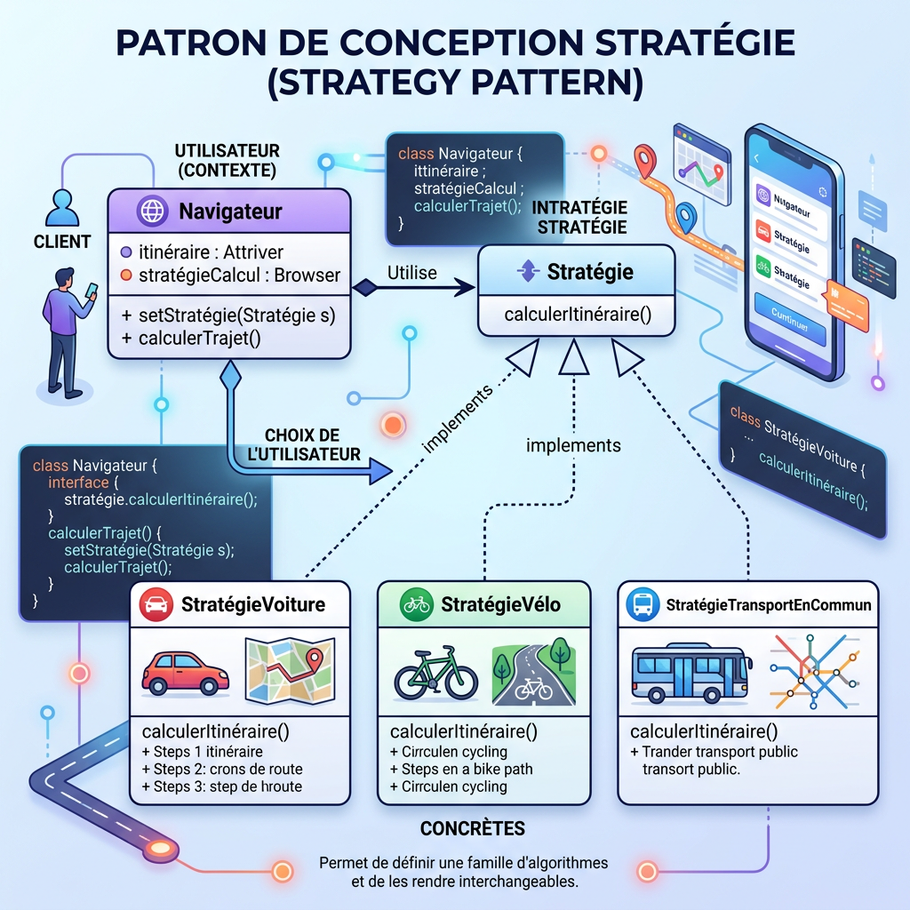 Diagramme du patron Stratégie